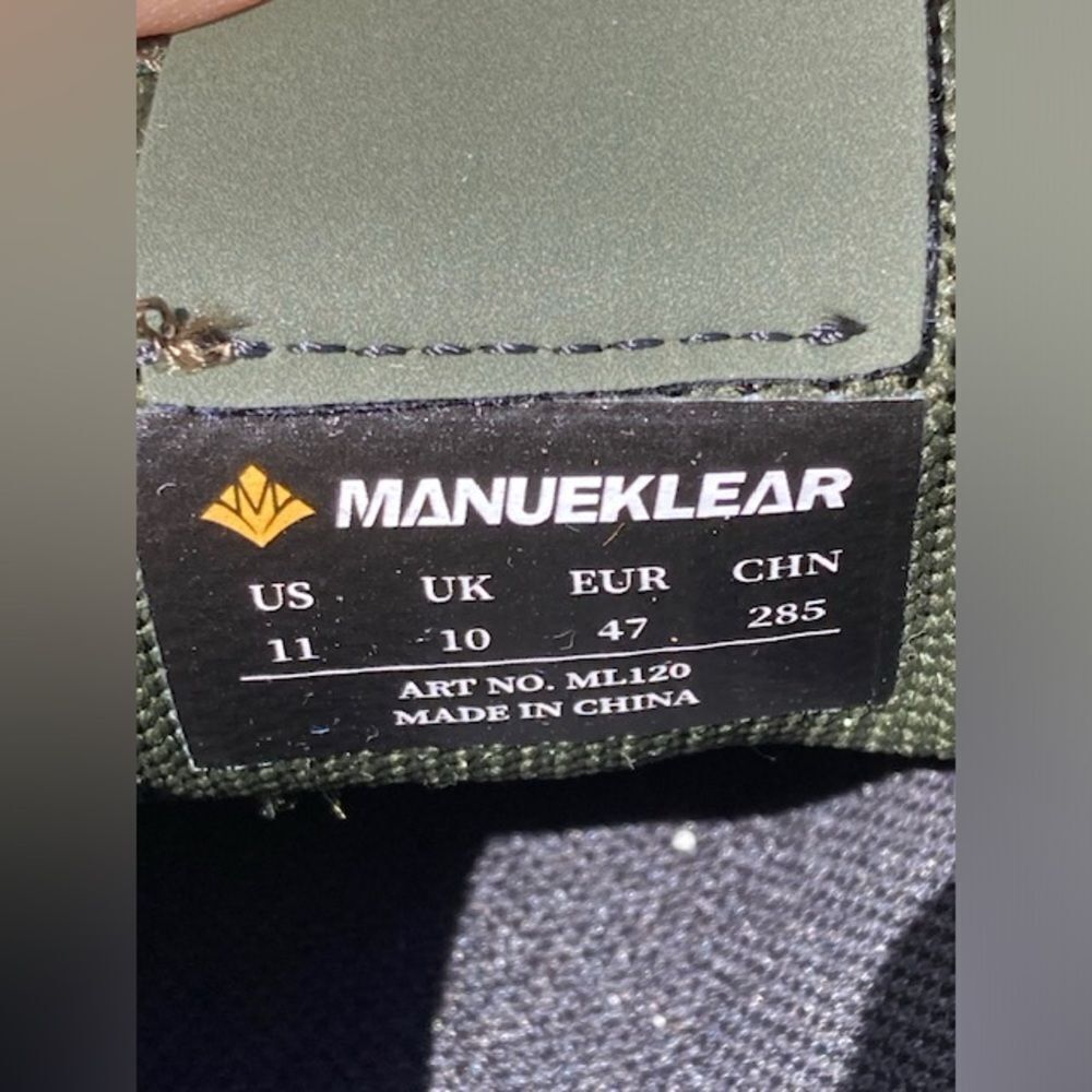 MANUEKLEAR Deadlift Shoes Green Weight Lifting Shoes for Men Women, Clean, Sz 11 - Picture 7 of 9